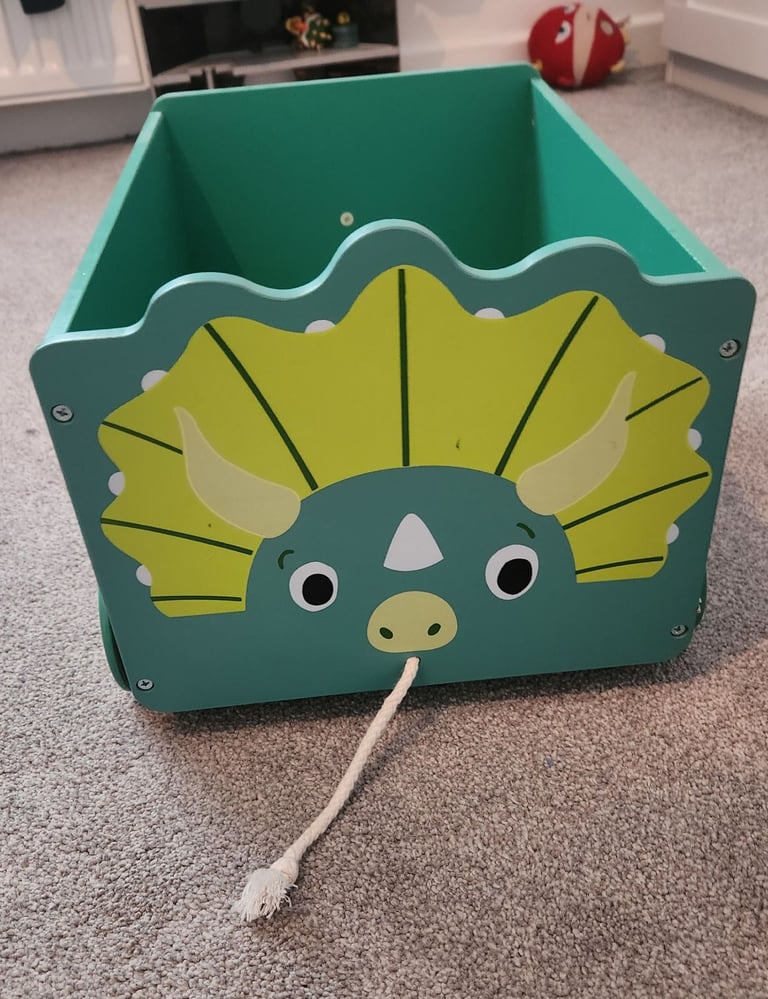 Child kids dinosaur book cart