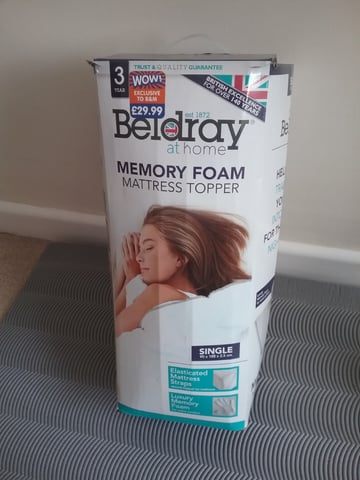 B&m memory cheap foam mattress
