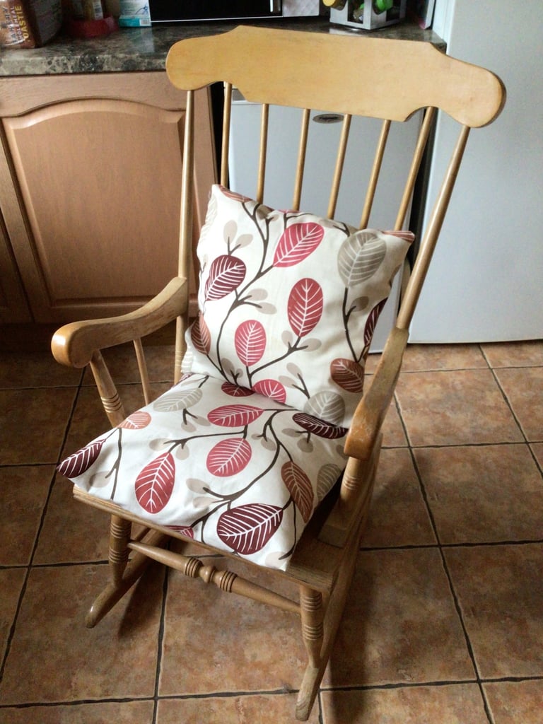 Wooden rocking chair