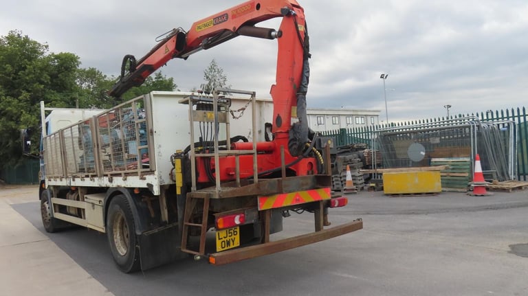 DAF TRUCKS FA LF55.220 MANUAL GEARBOX PALFINGER PK 10000 CRANE 
