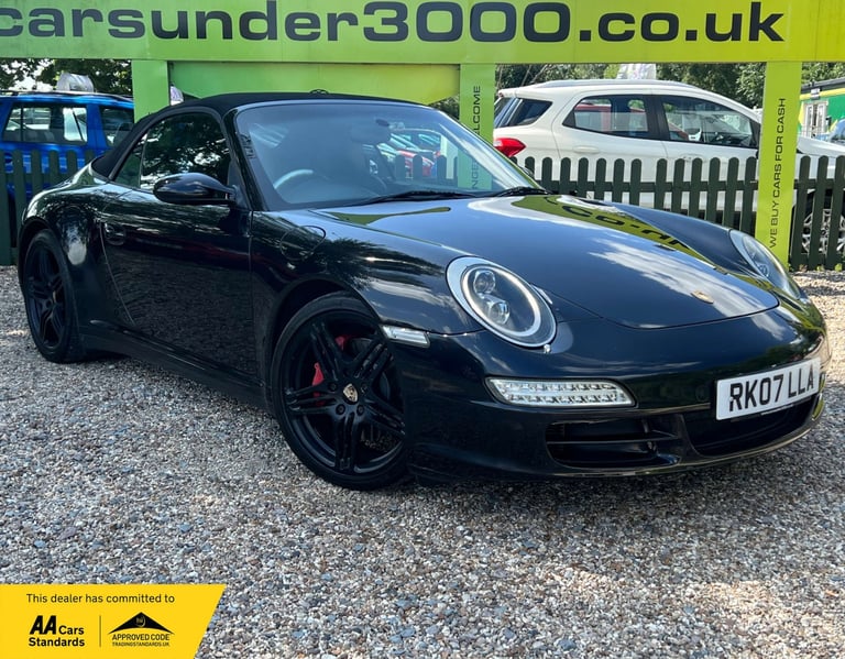 2007 Porsche 911 3.8 911 Carrera 4 S Tiptronic S 4WD 2dr Convertible Petrol Automatic