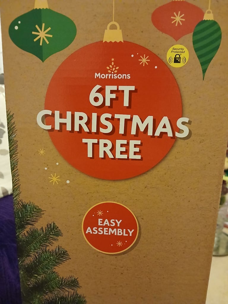 MORRISONS 6FT CHRISTMAS TREE 🎄 