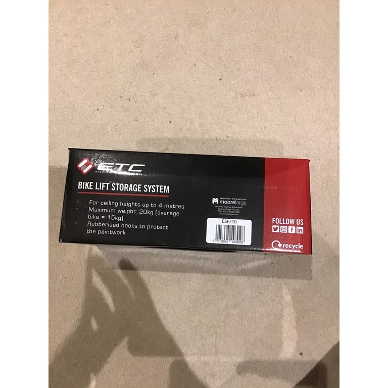 ETC Bike Lift Storage System 