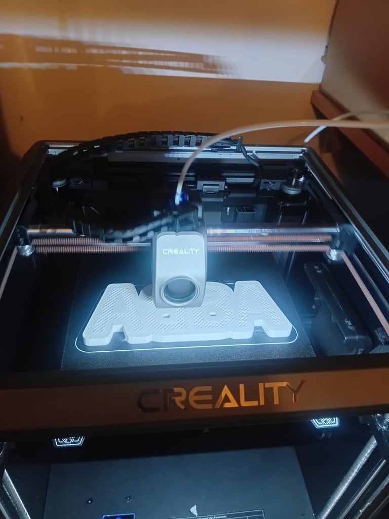 Creality K1 3D printer with CFS multicolour Upgrade Accessory Kit installed - (no CFS unit included)