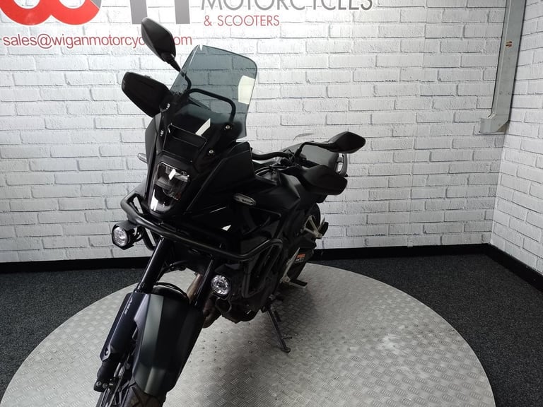 HONDA NX500 (CB500XA-R), 73 REG 532 MILES, ENGINE BARS, FOG LAMPS...