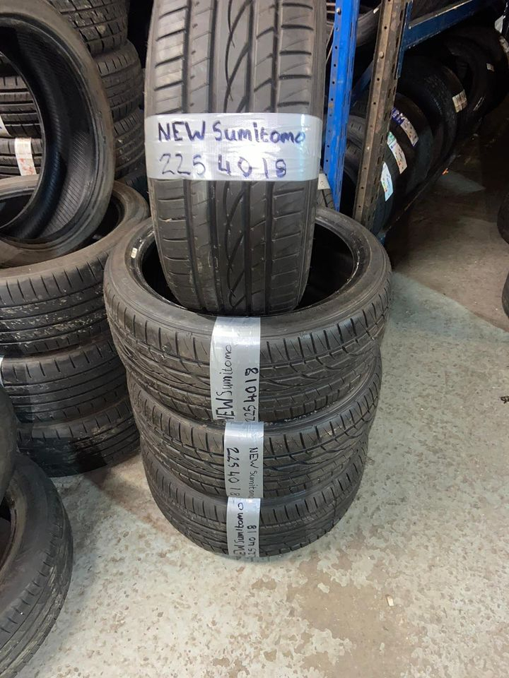 Brand New 225 40 18s Only £70 fitted and balanced open 7 days a week pa11td