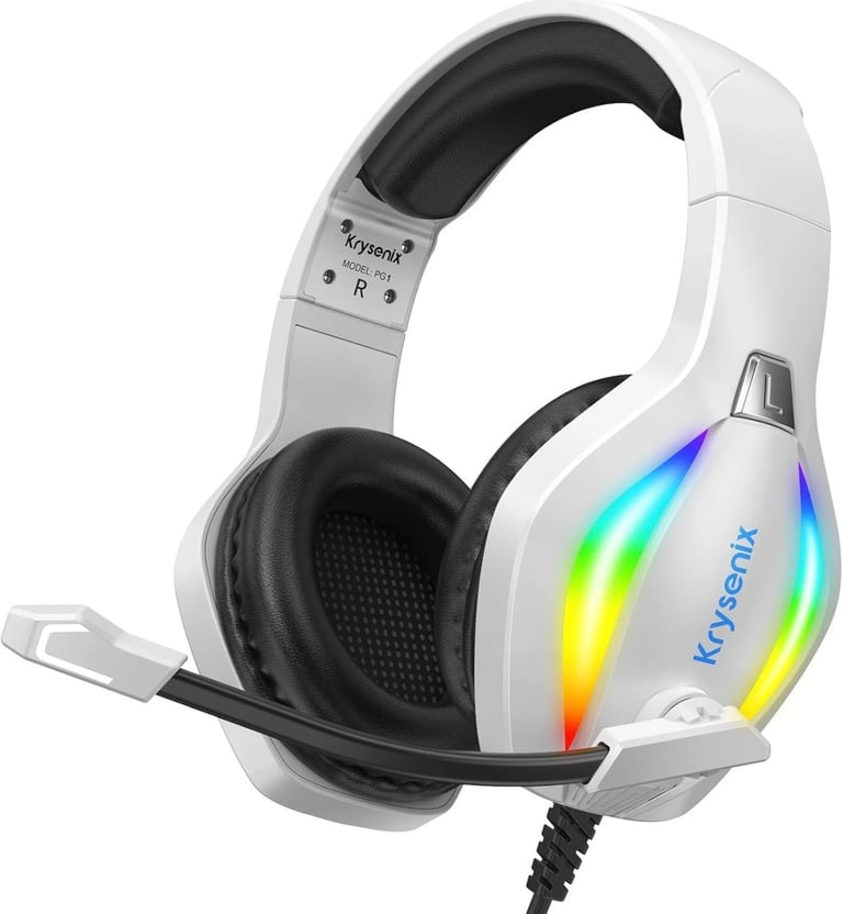 image for Krysenix PG1 Gaming Headset for PS4, PS5, PC, Xbox one, Switch, Wired Gamer Head