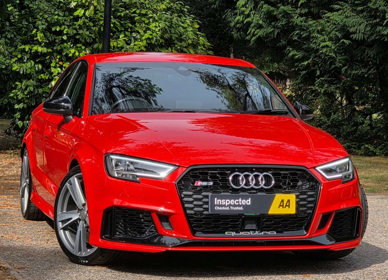 2018 Audi RS3 2.5 TFSI Saloon 4dr Petrol S Tronic quattro Euro 6 (s/s) (400 ps) Saloon Petrol Aut...