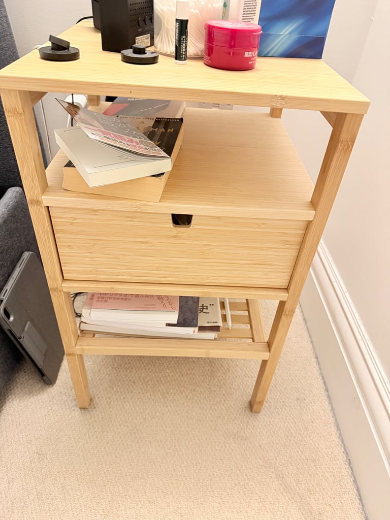 IKEA Nordiska bedside table x2