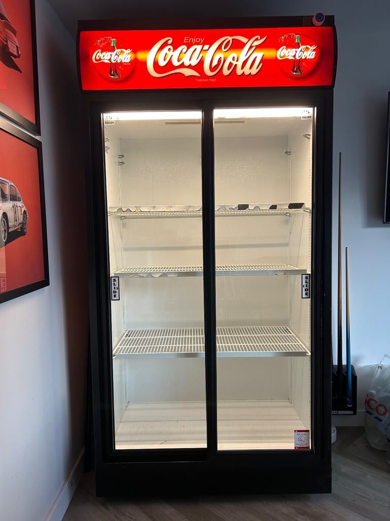 image for Coca Cola fridge (commercial or man cave)