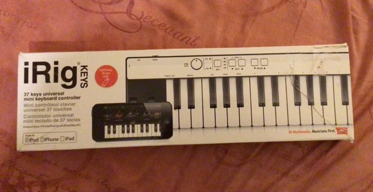 iRig Keys 37 key mini keyboard controller (New in Box)