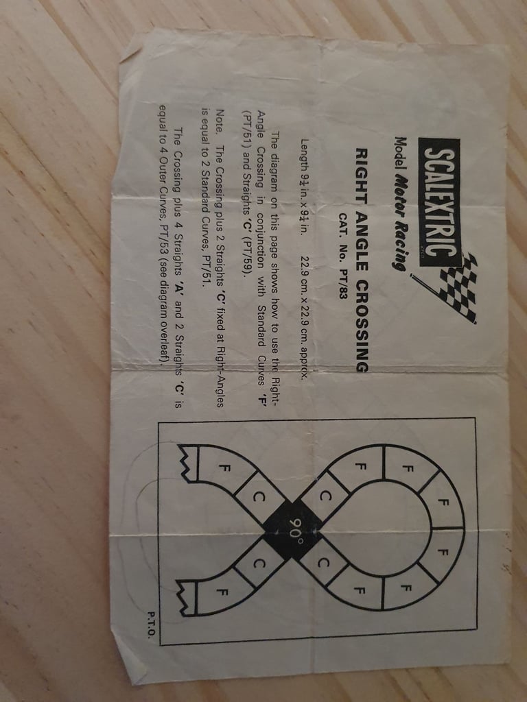 image for SCALEXTRIC instructions, flags, pit stop, throttle, cars, servicing