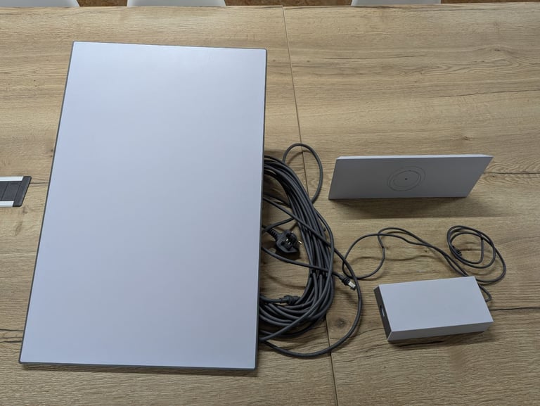 image for Starlink Standard Kit (Rectangular Dish, Gen 2) – includes dish, router, power supply, and cable.