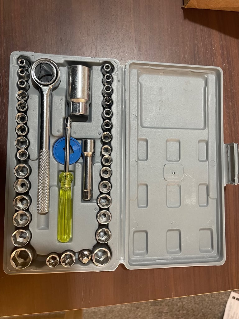 image for Socket set metric/imperial 38 pieces