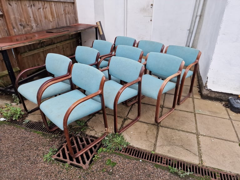 Set Of 10 Good Quality Armchairs