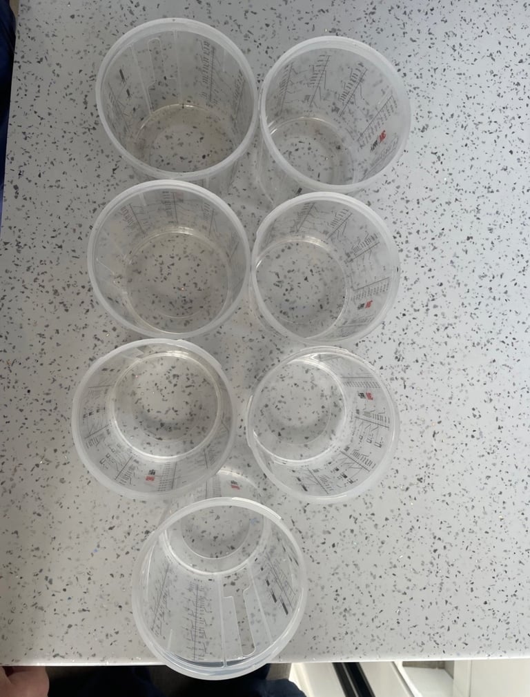 3M 16001 paint mixing cups spray painting 