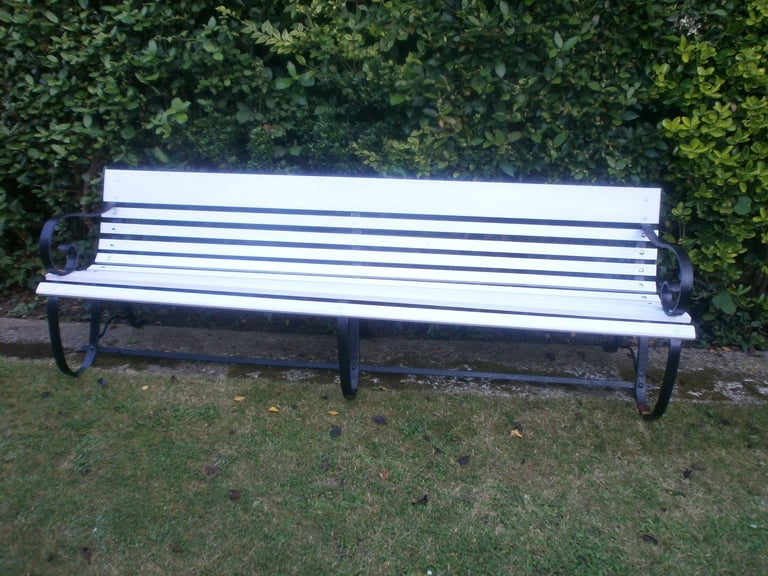 Antique 8ft park bench