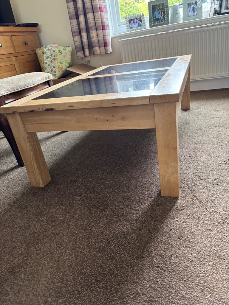 Wooden coffee table