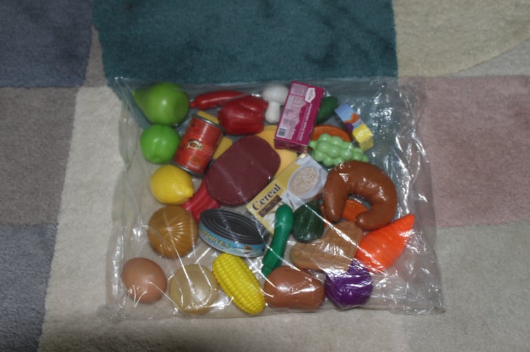 PLASTIC PLAY FOOD 3. ALL IN EXCELLENT CONDITION. 