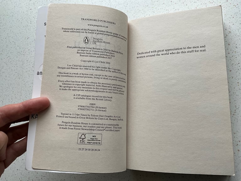 Night School & The Midnight Line by Lee Child, Jack Reacher Thrillers, Paperback & Hardback Books