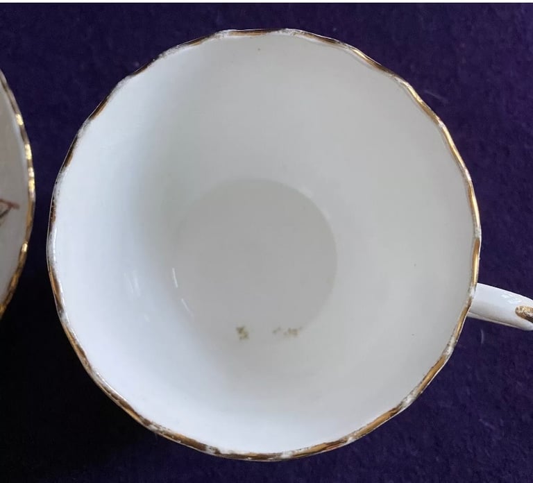 Commemorative Cup & Saucer Queen Victoria Edward VII Long Live The King  