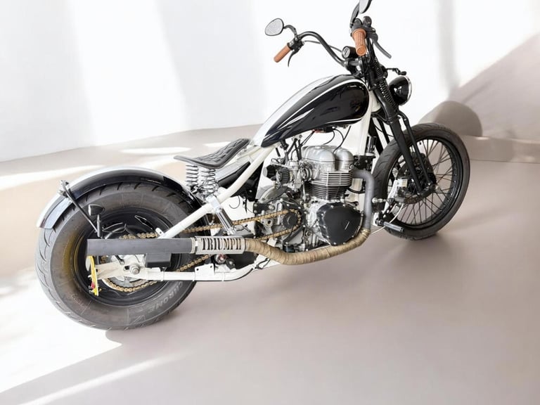 2002 Triumph Bobber Custom Built, Bonneville America Bobber