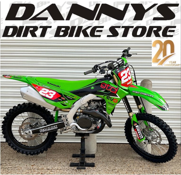 DANNYS DIRT BIKES STUNNING LOW HOUR KAWASAKI KXF 450 2024 KX 450 CRF YZF SXF