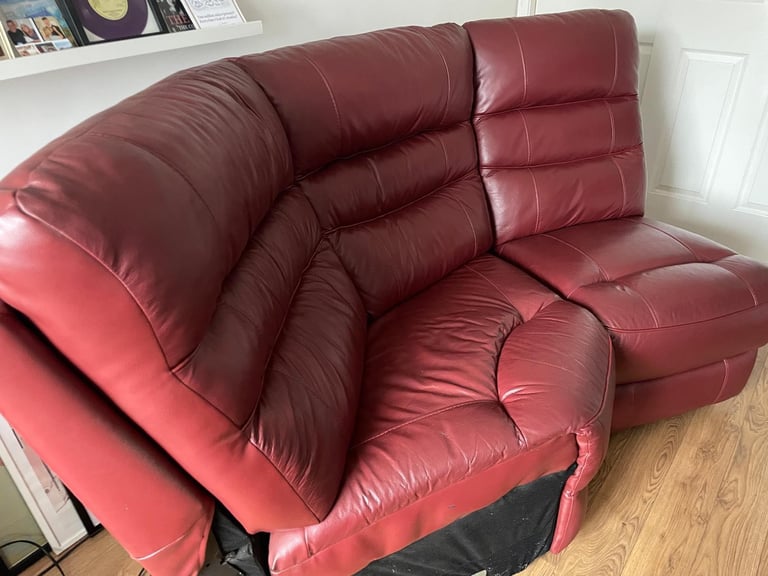 Leather Settee
