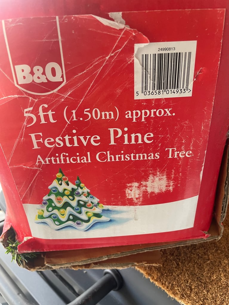 Christmas tree 5ft b&q 