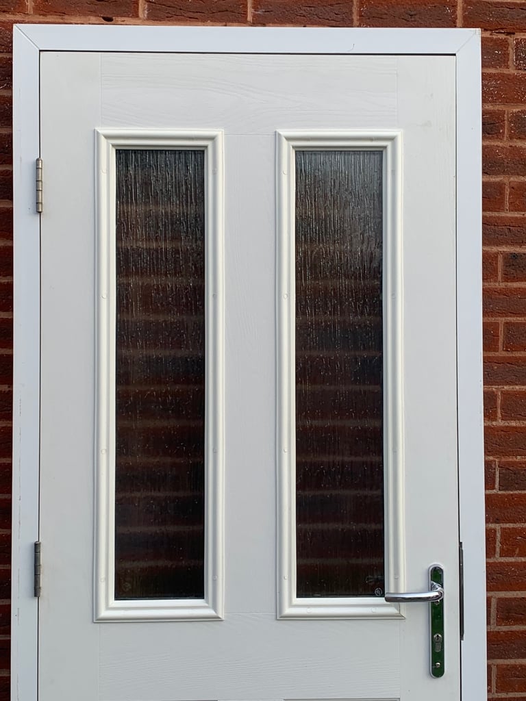DOUBLE GLAZED COMPOSITE BACK DOOR IN ANTHRACITE GREY 92.5cm WIDE 207cm HIGH Can Deliver