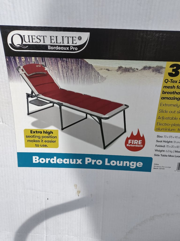 Reduced Quest elite Sun lounger new boxed 