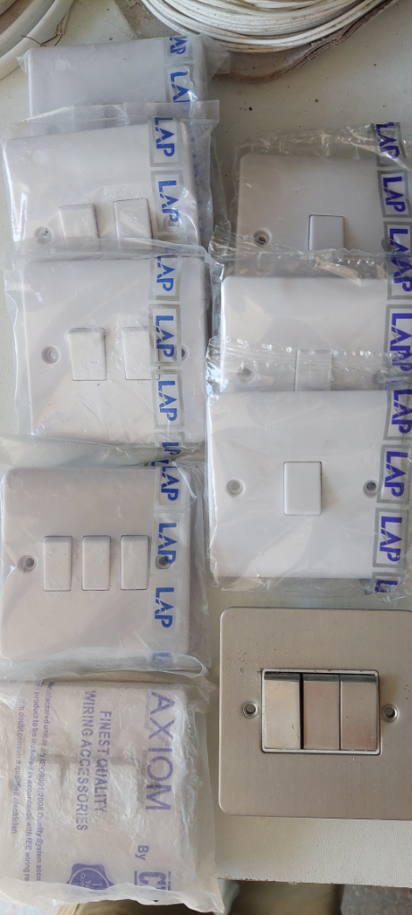 Electrical Supplies - New - £400 Worth - Will sell separately