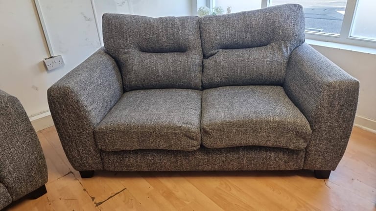 image for Scs grey fabric 2+2 sofa set £180