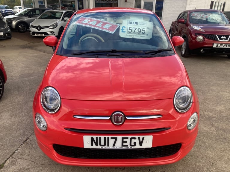 2017 Fiat 500 1.2 Pop Star 3dr £20 TAX HATCHBACK Petrol Manual
