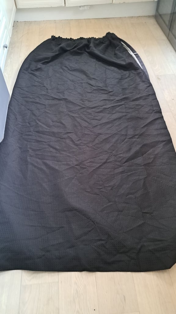 Black curtains 