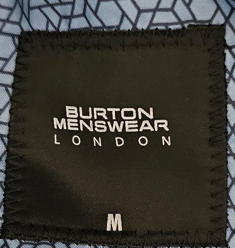 New Waistcoat Burtons slim fit with tags light blue - Medium