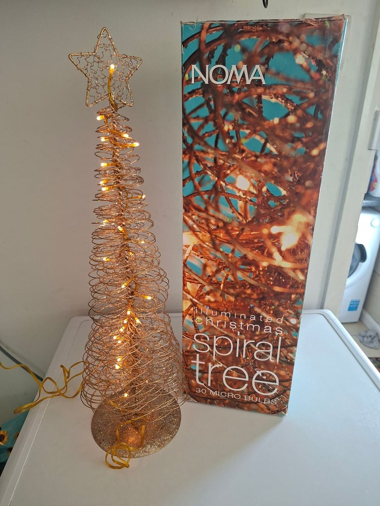 image for Illuminated spiral christmas tree