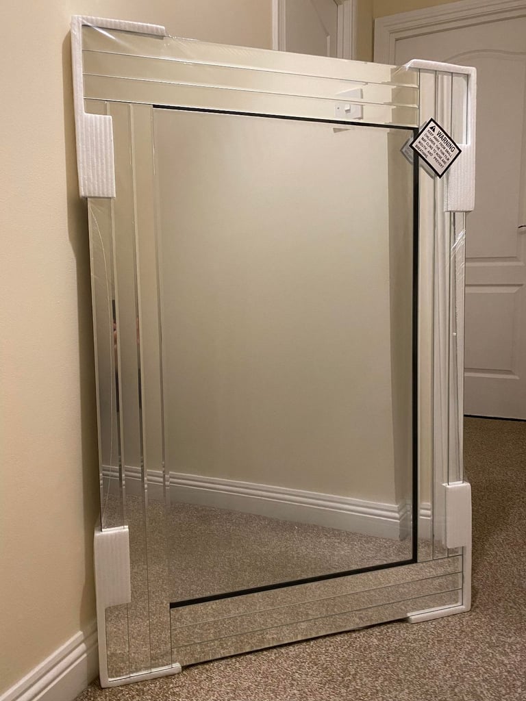 *NEW* Extra Large Designer Bevelled Edge Mirror (120 x 80cm) 
