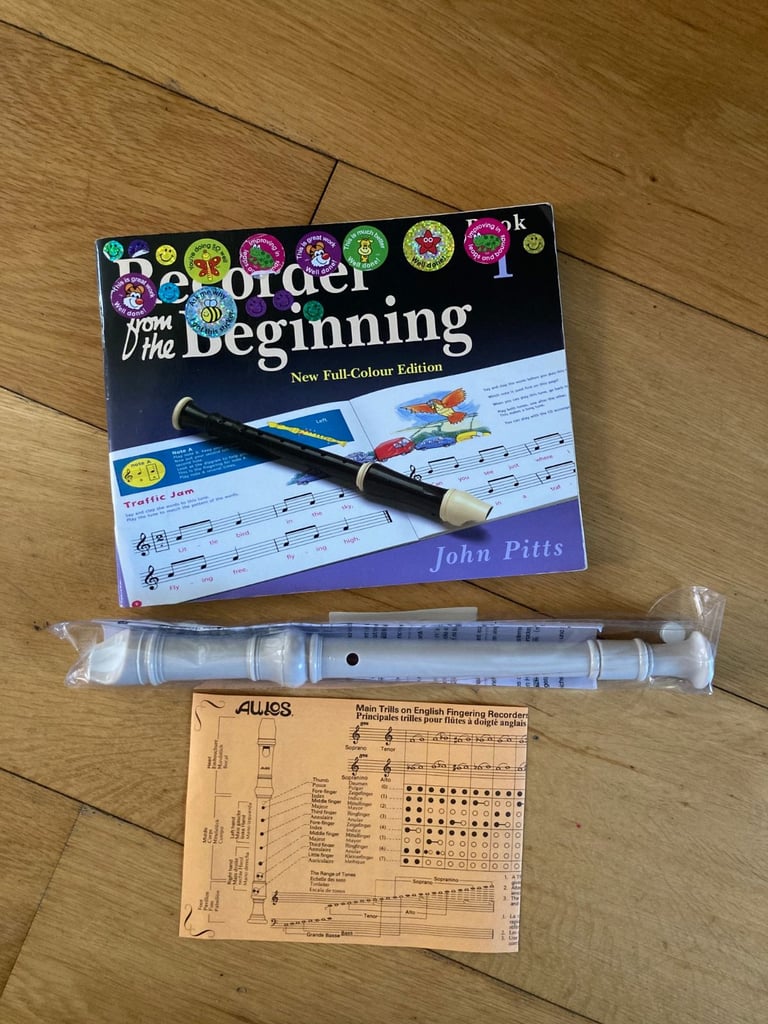 image for New recorder and used book