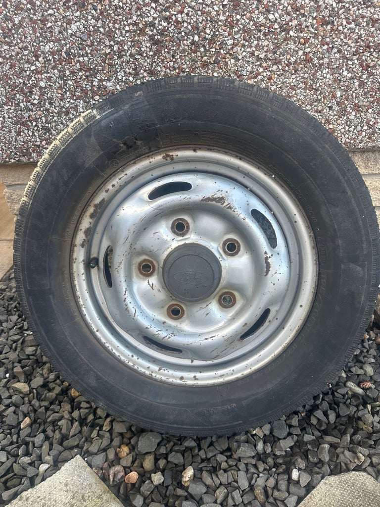 Ford transit van 195/70/15 spare wheel & tyre 195 70 15 mk6 mk7 parts good rim