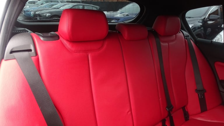 BMW 1 SERIES White Auto Petrol 2016 m sport red leather