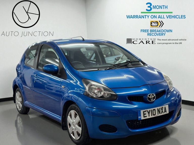 2010 Toyota AYGO 1.0 VVT-i Blue 5dr MMT HATCHBACK Petrol Automatic