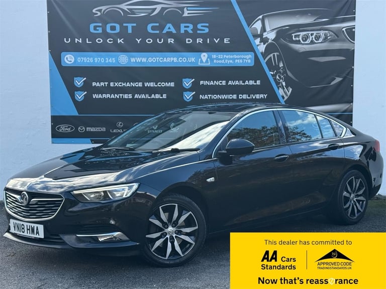 image for  Vauxhall Insignia 2.0 Turbo D BlueInjection Tech Line Nav Grand Sport Euro 6 (s/s) 5dr Diesel Au...
