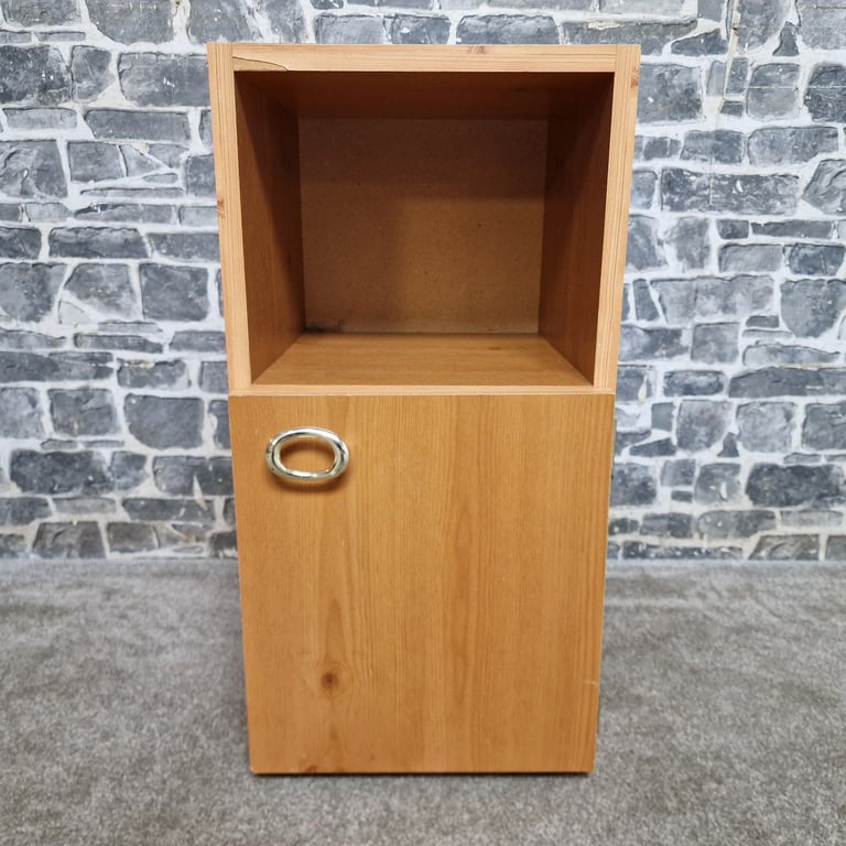Small Wooden Cupboard with Storage – Veneer Damage