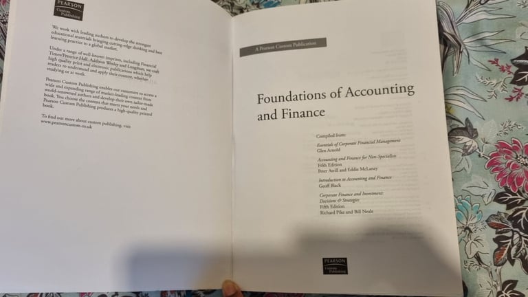 Foundations of Accounting and Finance