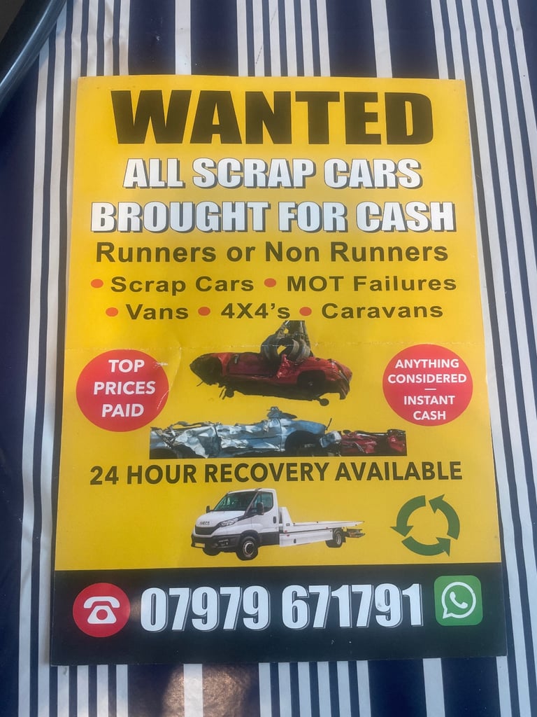 image for All scrap cars wanted top price payed 