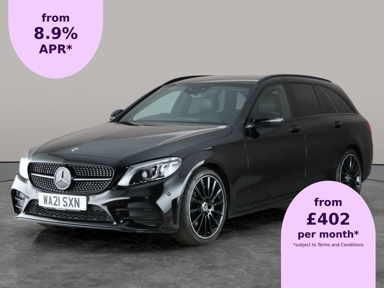 image for 2021 Mercedes-Benz C-Class 1.5 C200 MHEV AMG Line Night Edition (Premium) Estate 5dr Petrol G-Tro...