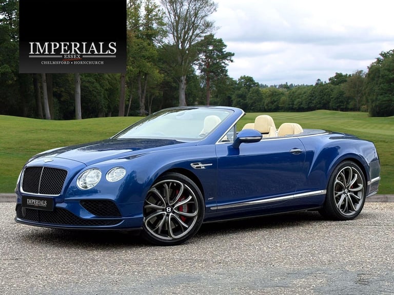 2017 Bentley Continental 4.0 V8 GTC S Auto 4WD Euro 6 2dr CONVERTIBLE Petrol Automatic