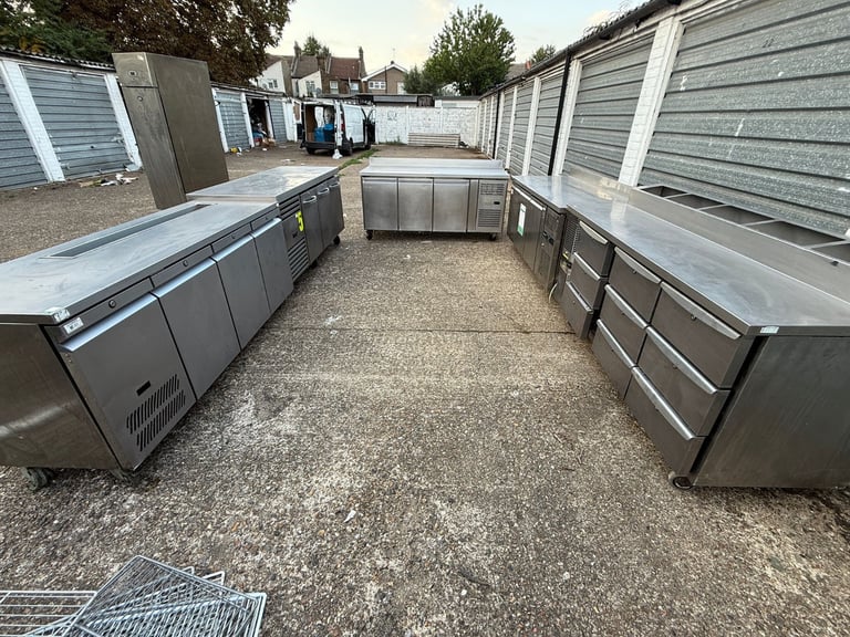 Commercial bench fridge counter fridge pizza fridge cafe shop restaurant 