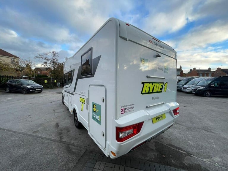 Adria Matrix 670 sc Axess Automatic Rear Garage, Island bed motorhome